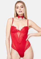 Lover That's One Secret Lace Teddy