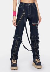 Denim Classic Bondage Pants
