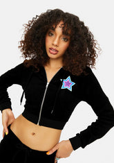 Spacey Waves Star Terry Track Jacket