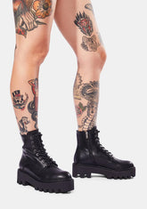 Playin' It Cool Chunky Hiker Boots