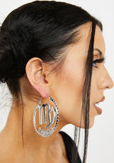 Reppin' Virgo Hoop Earrings