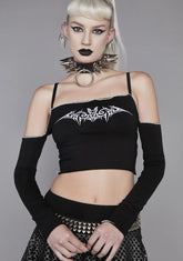 Night Life In Hell Off The Shoulder Top