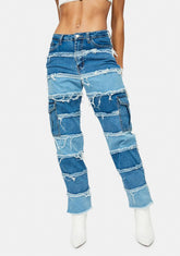 Xxtra Hot Patchwork Cargo Pants