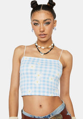Cornflower Get Your Fix Crop Top