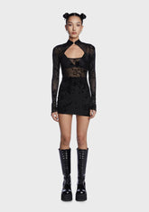 Against Time Mini Dress