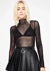 Sure Of Myself Mesh Top