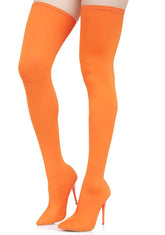 Sunset Sugar Spun Thigh-High Boots