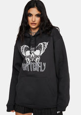 Evil Butterfly Black Hoodie