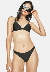 Noir Splish Splash Triangle Bikini Set
