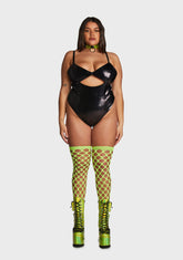 Plus Alien Encounter Sequin Bodysuit