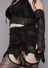 Plus Beyond The Woods Mini Skirt