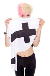 Simple Cross Sailboat Scarf