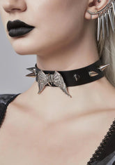 Fight Or Flight Spiked Choker