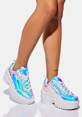 Holo Rec League Platform Sneakers