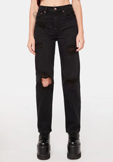 Curfew Sundaze High Rise Dad Jeans