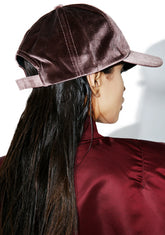 Mocha Velvet Dad Hat