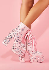 Diamonds Dancing Platform Boots