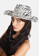 Wild Ryder Zebra Cowboy Hat