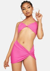 Diva Don't Hurt Yourself Cut Out Mini Dress