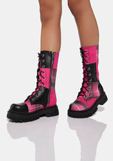 Scream And Shout Patchwork Boots