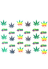 Weed Be Good Together Nail Decals