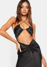 Midnight Moonlit Memories Midi Dress