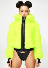 Nightcall Neon Bomber Jacket