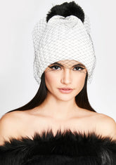 Angel Sad For What Fishnet Beanie