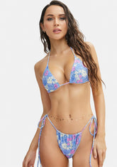Pastel Floral Pamita Bikini Top