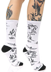 X Peanuts Spike Needles Socks