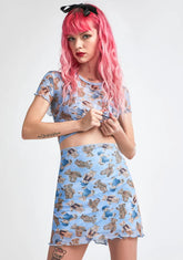 Soft Double Stuffed Mini Skirt