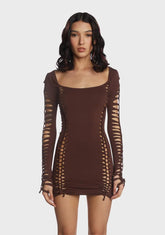 Sepia Alternative Spells Cut-Out Dress