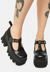 T-Strap Platform Mary Janes