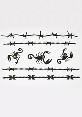 Spiky Intentions Face And Body Stickers