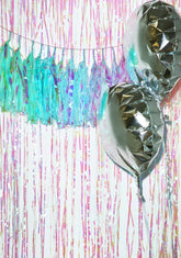 Mermaid Rainbow Tassel Banner