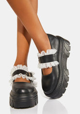 Rococco Corsage Platform Mary Janes