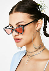 Electric Lolita Jeweled Sunglasses