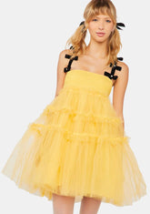 Moonlight Meadow Tulle Mini Dress