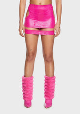 Socialite Behavior Cut-Out Mini Skirt