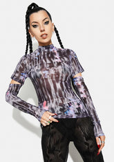 Millennium E-Worm High Neck Mesh Top