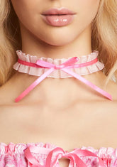 Sweet Prim And Proper Ruffle Choker