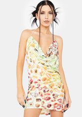 Exotic Swarovski Mini Dress