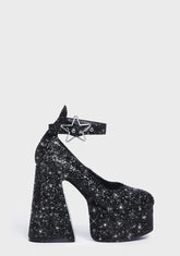 Star Light Platform Heels
