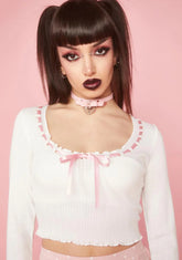 Something About Her Pointelle Top