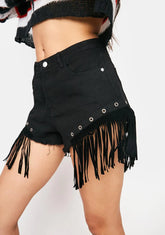 Feels For You Denim Shorts