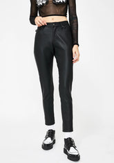 Faux Leather Pants
