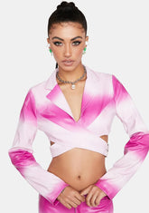 Sweet Second Story Cropped Blazer