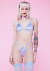 Stars Dance Satin Lingerie Set
