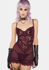 Page Lace Babydoll Lingerie Set