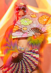 Circuit Daisy Hand Fan